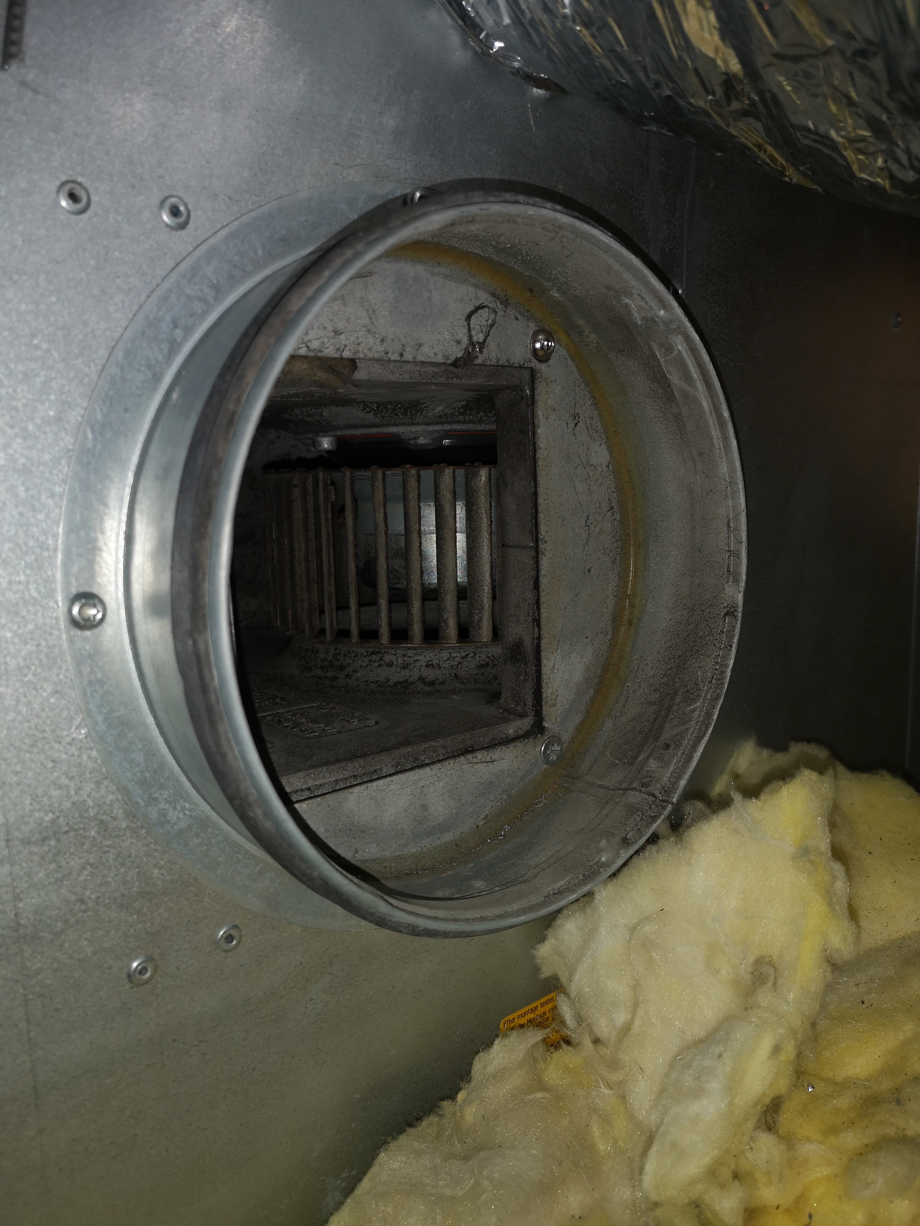 Flexslange afmonteret